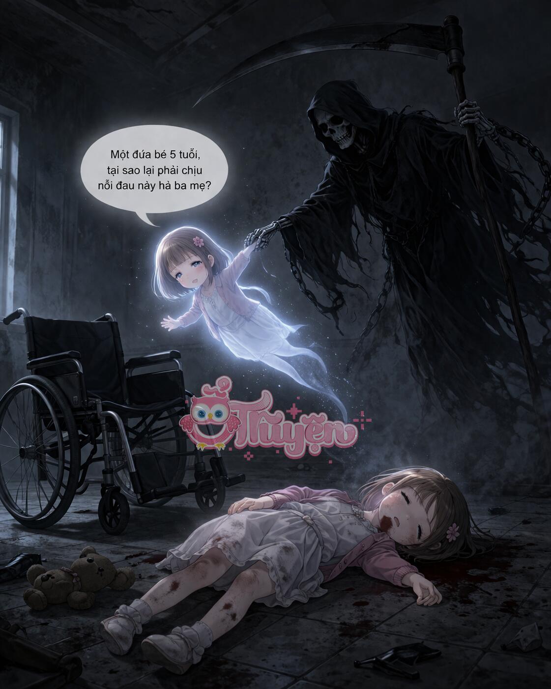 Con rối trên xe lăn